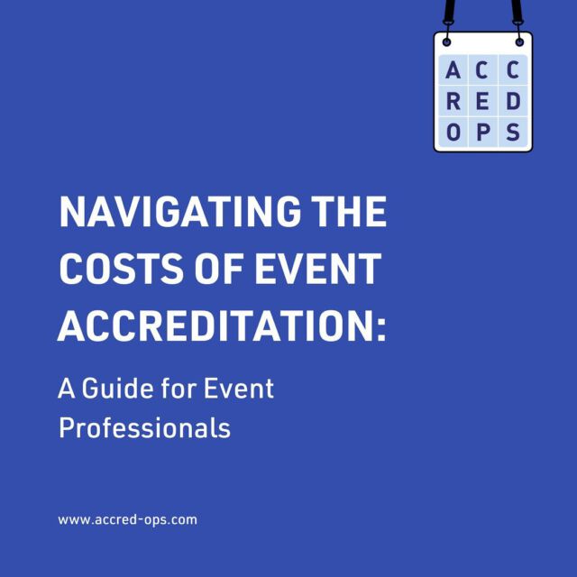 As event managers we all understand the critical role accreditation plays in the smooth operation and security of our events. But how do we effectively budget for accreditation systems? 

In our latest Linkedin post, we dive into the key components of accreditation budgeting, such as personnel expenses, technology costs and ROI considerations.

Read it on our Linkedin page and enrich your knowledge on accreditation budgeting. Link in bio!