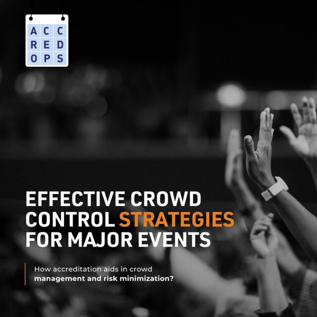Managing the masses effectively is critical to the success of any large-scale event. A key component? A robust accreditation and access plan. It’s the silent enforcer that streamlines entry, guides foot traffic, and minimises risk by ensuring that attendees are exactly where they need to be.

In our latest LinkedIn post, we explain the importance of accreditation for crowd management. Link in bio!