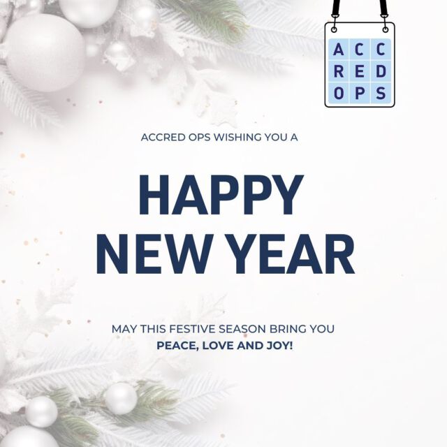 🎄 As the festive season unfolds, we at Accred OPS want to extend our warmest wishes to you and your loved ones. This time of year is a reminder of the joy and warmth that connections bring - values we cherish and strive to reflect in our services throughout the year.

Thank you for your trust and collaboration in 2023! May your holidays be filled with joy, and the New Year bring new opportunities and continued success.

Happy Holidays and a Prosperous New Year! 🌟