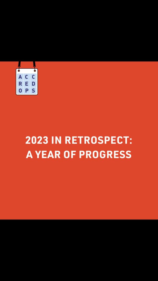 As we bid farewell to 2023, let's take a moment to reflect on the monumental year it has been for the world of event accreditation. At Accred OPS, we are proud to have played a pivotal role in shaping the future of event accreditation and 2023 was a year marked by significant progress: 

🦾 Technological Advancements: Automation and AI took centre stage, revolutionising the accreditation process. Our team harnessed cutting-edge technology to streamline workflows, enhance security, and improve the attendee experience.

🌍 Sustainability Initiatives: 2023 marked a significant shift towards sustainability. We helped our clients implement eco-friendly accreditation solutions, reducing waste and promoting environmentally conscious practices.

🔒 Security Enhancements: With the rise in cybersecurity threats, our team worked tirelessly to fortify accreditation systems, ensuring data protection and safeguarding against potential breaches. 

🔮 Looking Ahead to 2024: The future of event accreditation is promising. We anticipate continued growth in digital solutions, increased emphasis on sustainability, and even more robust security measures. As we embrace the challenges and opportunities that lie ahead, Accred OPS remains committed to driving progress in the field. 

Thank you for being a pivotal part of our 2023 story. Here's to achieving new heights together in 2024!